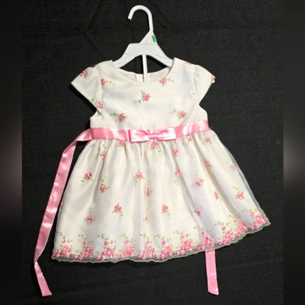 La Princess Dress with Pink Floral Details
